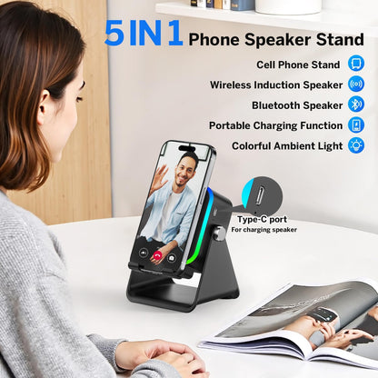 SoundDock– 5-in-1, The Smart Stand That Charges, Plays and Glows