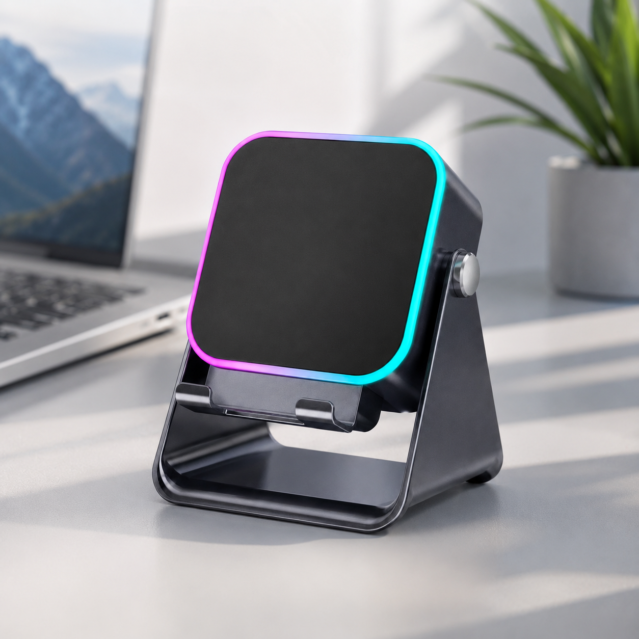 SoundDock– 5-in-1, The Smart Stand That Charges, Plays and Glows